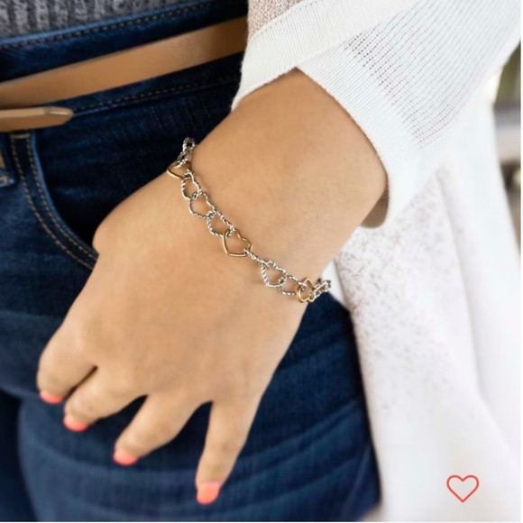 🆕James Avery Twisted Wire Connected Hearts Charm Bracelet - Picture 6 of 16